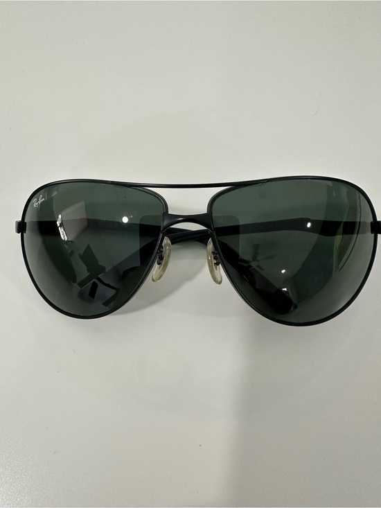 Ray-Ban Accessories - Ray-Ban Black Frame Sunglasses with Dark Green Lenses